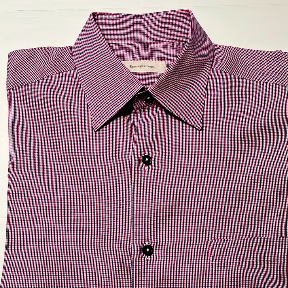 Ermenegildo Zegna dress shirt, made in Italy. 100% cotton